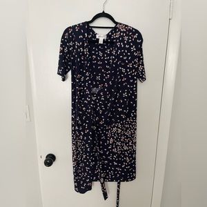 Motherhood Maternity Navy Wrap Dress